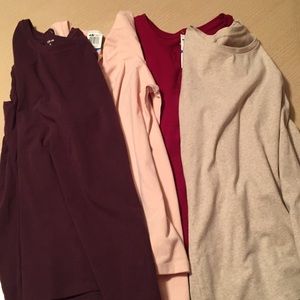 Long sleeve shirts combo.